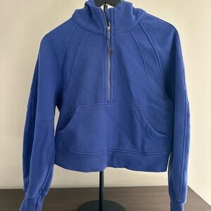 Blue Half-Zip Hoodie